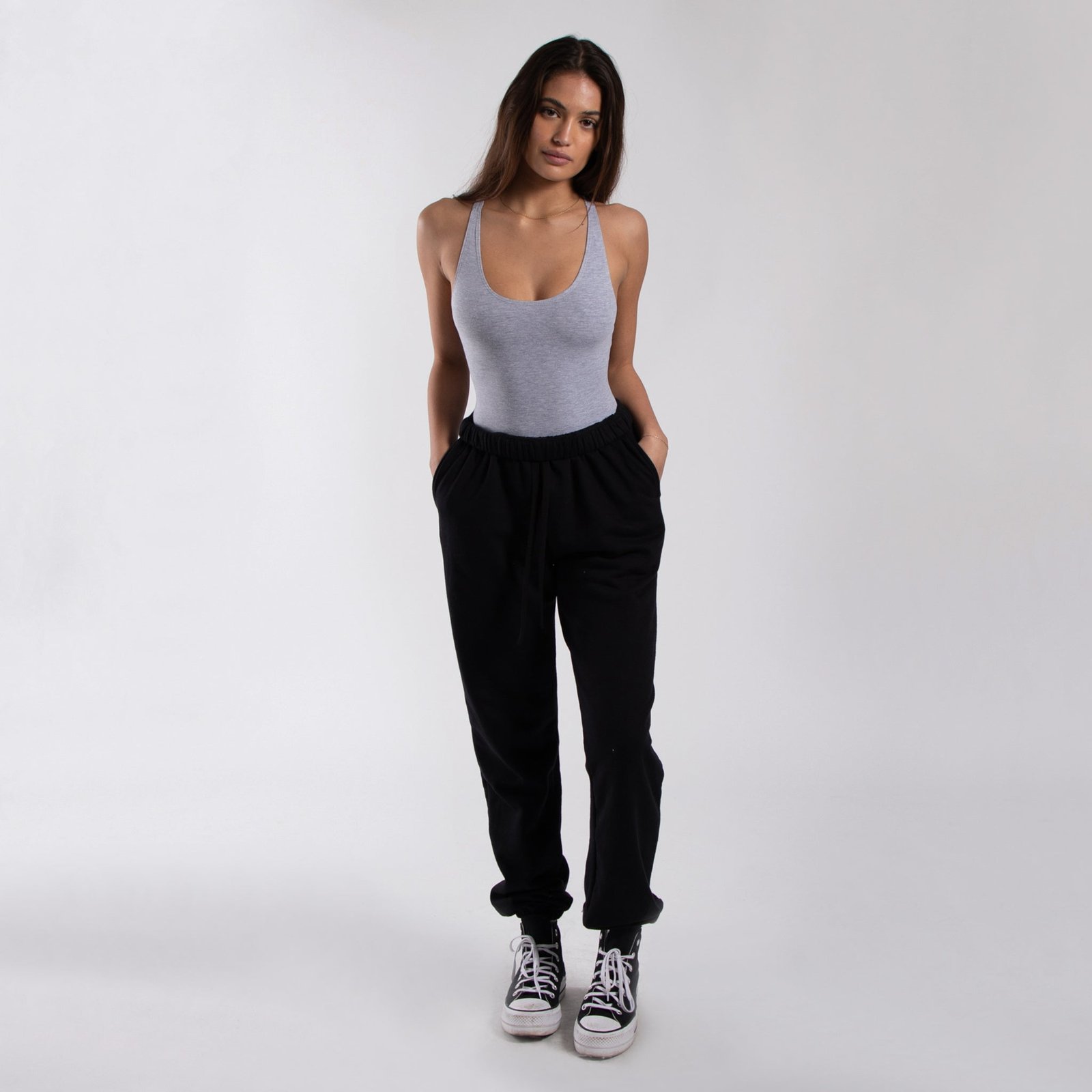 4009 - Women's Open Back Bodysuit - 图片 8