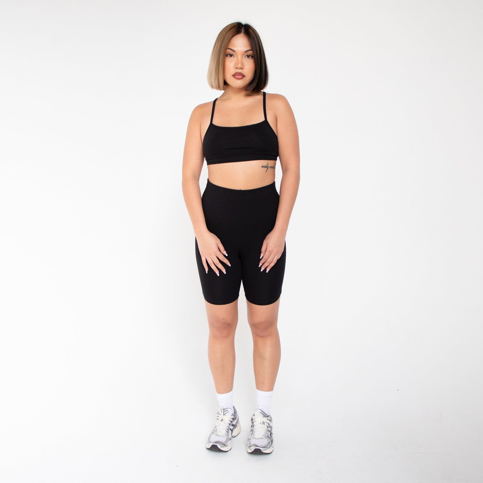 2012CS - Women's Cotton/Spandex Biker Shorts - 图片 5