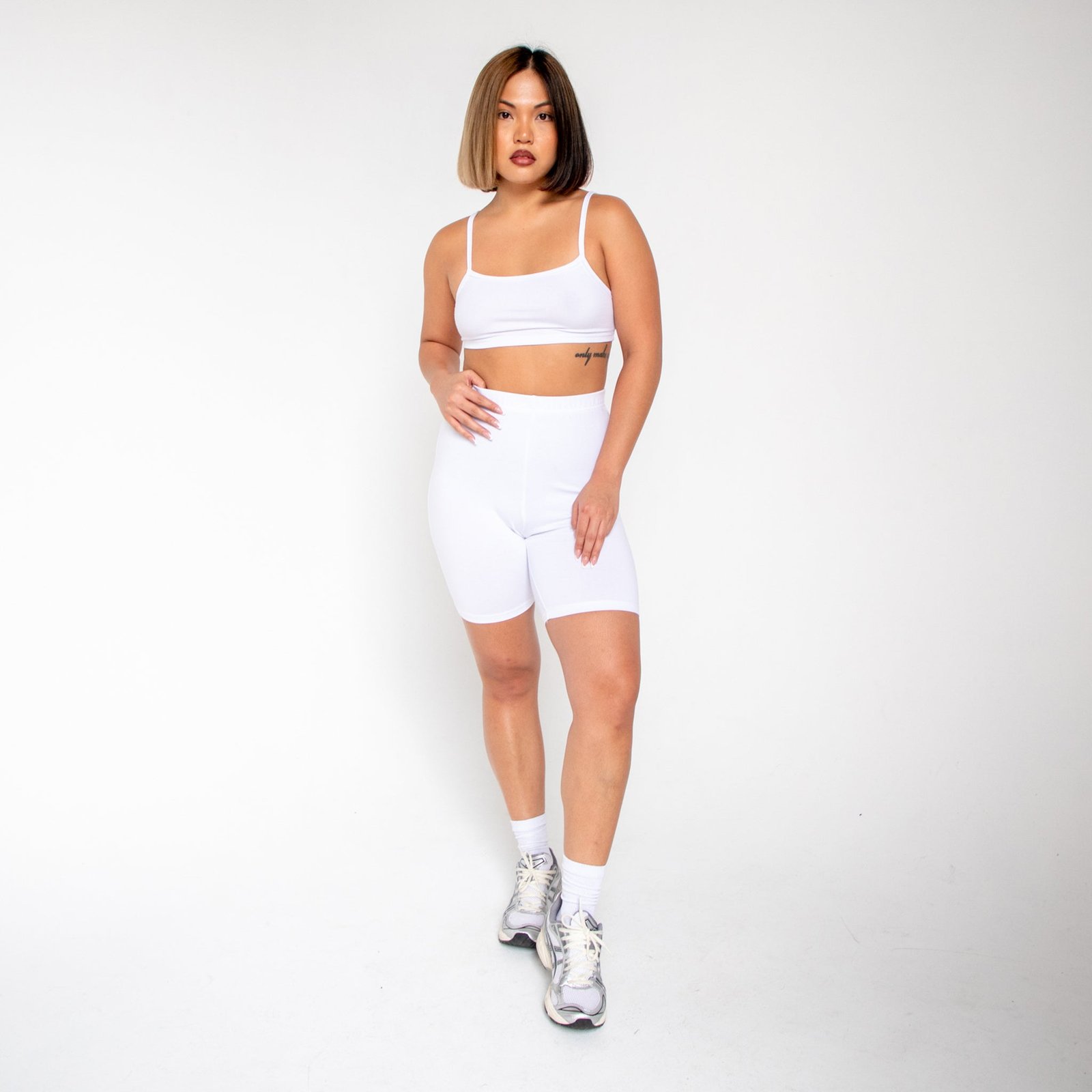 2012CS - Women's Cotton/Spandex Biker Shorts - 图片 8