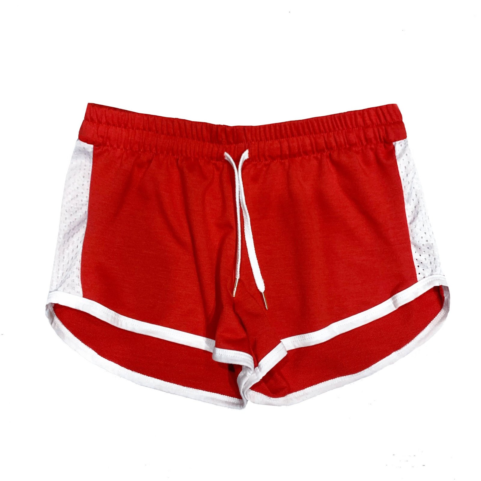 Women's Contrast Mesh Detail Shorts - 图片 4