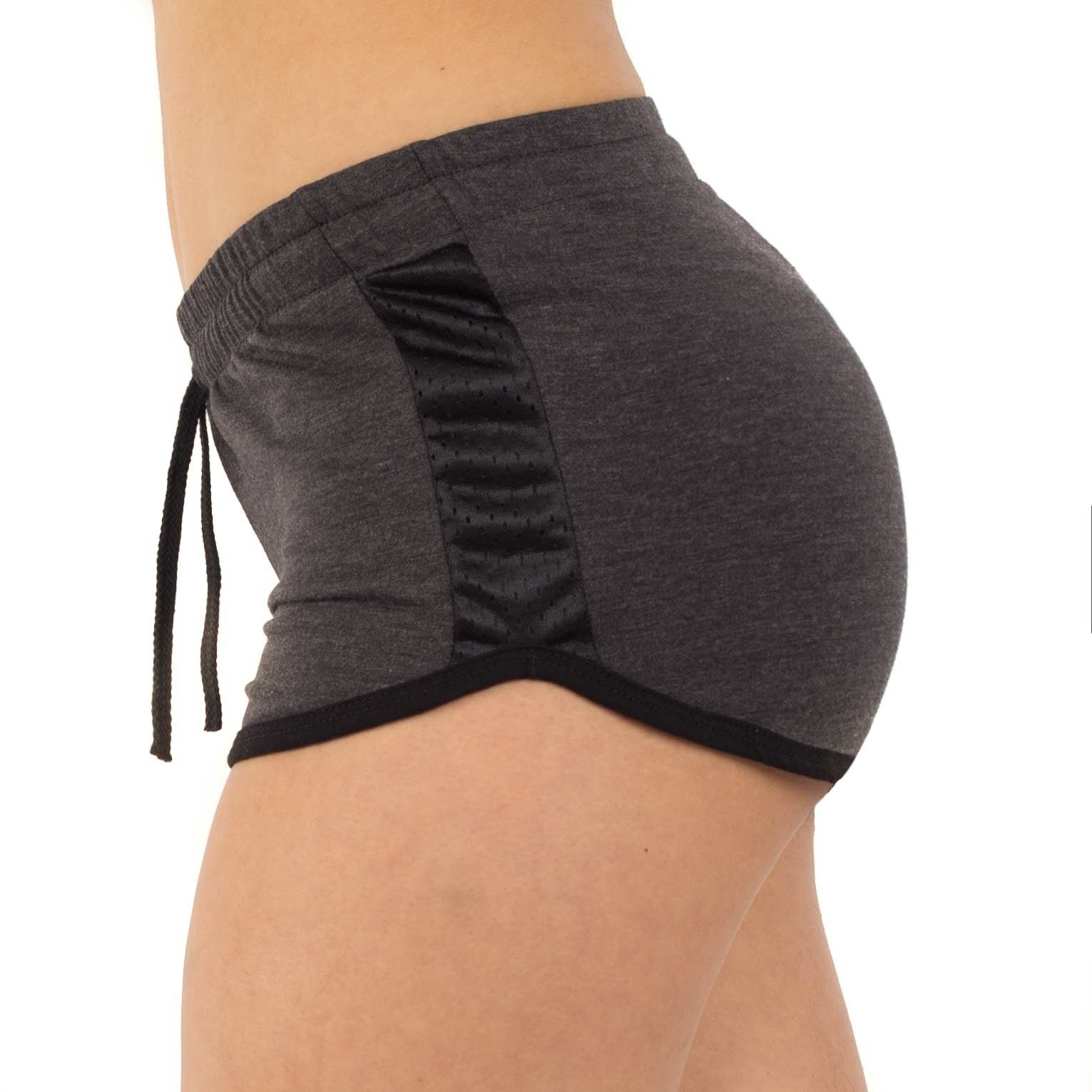 Women's Contrast Mesh Detail Shorts - 图片 8