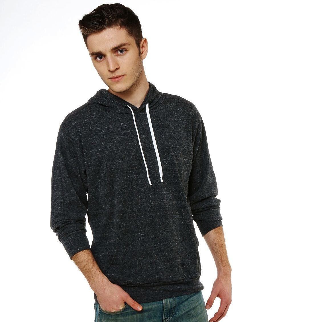 3003TB - CLOSEOUT Unisex Tri-Blend Lightweight Hoodie - 图片 2