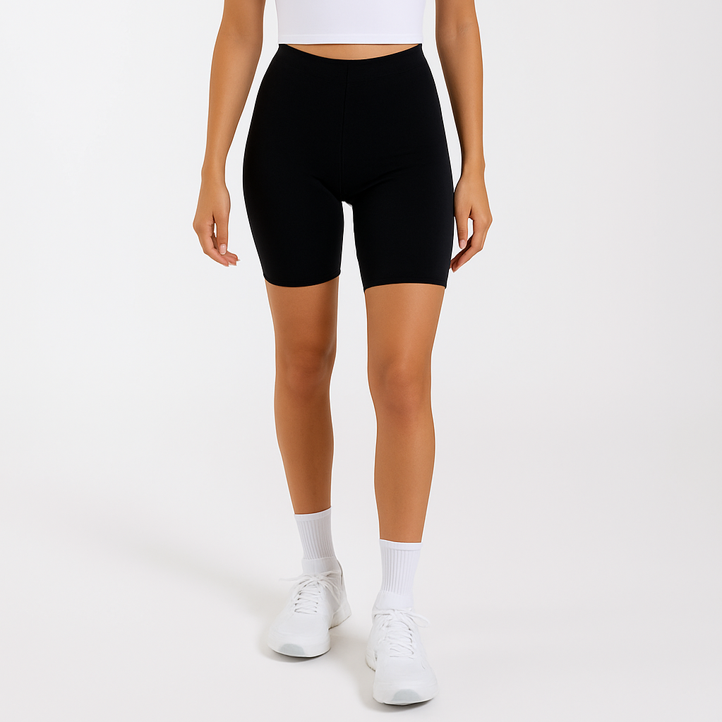 2012CS - Women's Cotton/Spandex Biker Shorts - 图片 2