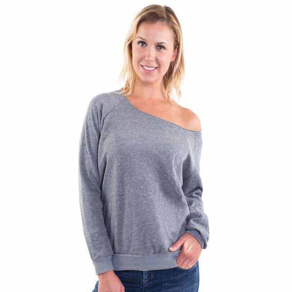 6007 - Women's Fleece Off Shoulder Pullover Sweatshirt - 图片 7