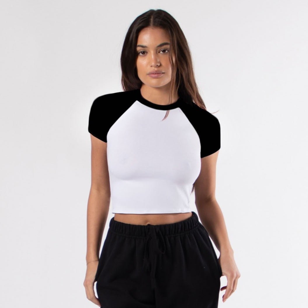 4001R - Women's Raglan Baby Tee