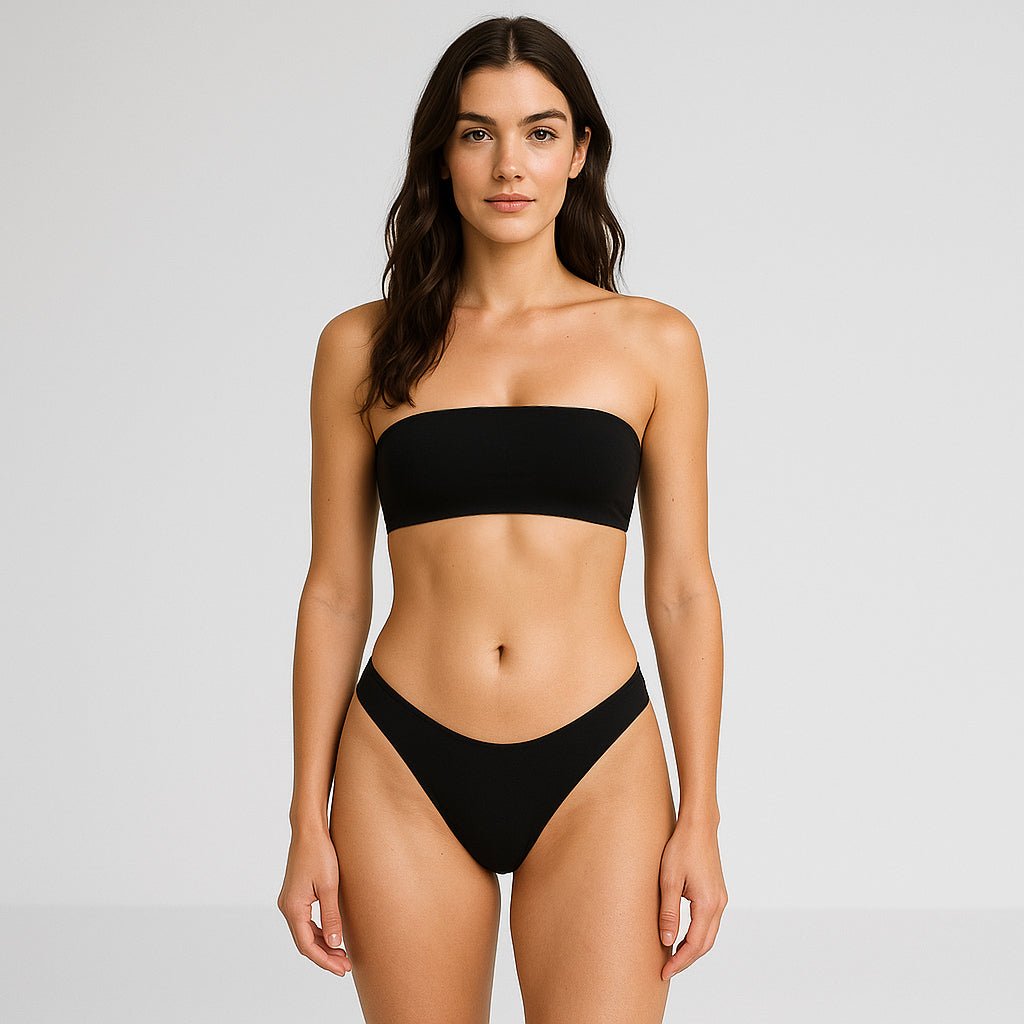 6037 - Women's Two Piece Bandeau Swimsuit